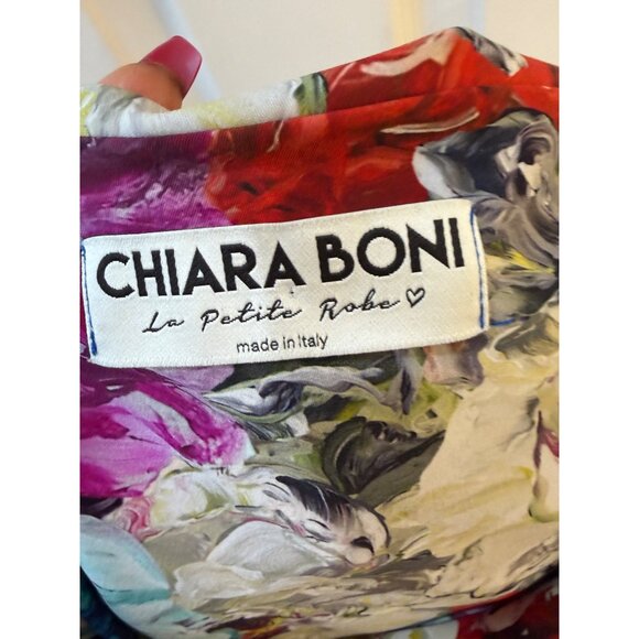 Chiara Boni La Petite Robe Gosia Floral-One Shoulder Gown - Picture 8 of 8